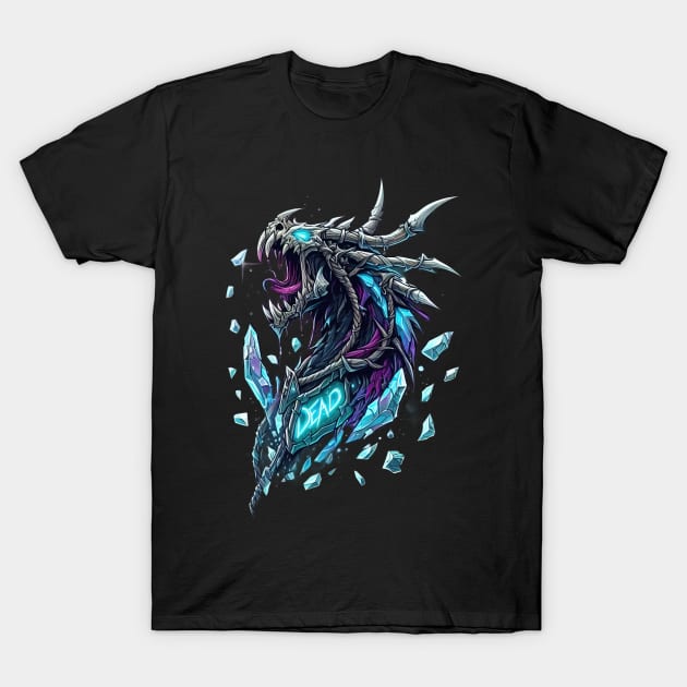 Horror dragon dead T-Shirt by Evgmerk